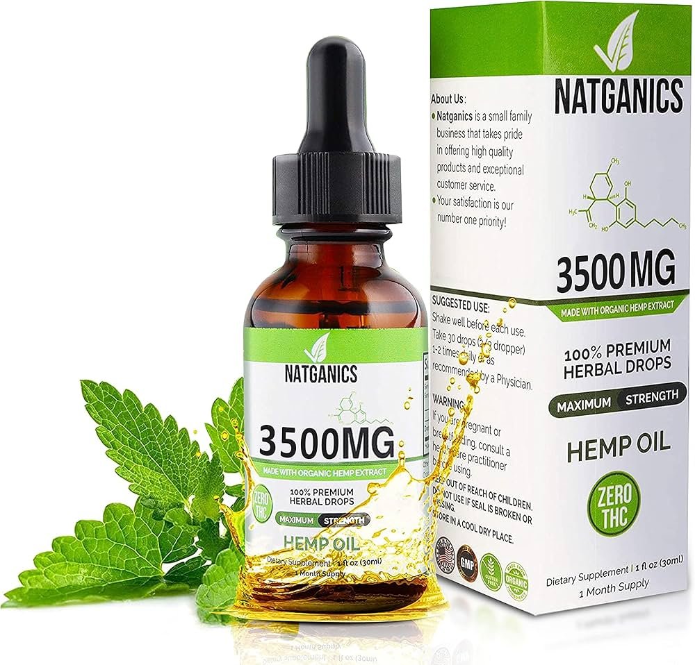 Amazon.com: Organic Hemp Oil 3500mg - Ultra Premium Hemp Oil Drops 3500mg -  Natural Hemp Oil Extract Tincture - Non-GMO Ultra-Pure CO2 Extracted Drops  - Omega Fatty Acids 3 6 9 -