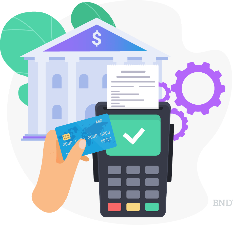 Merchant account concept image