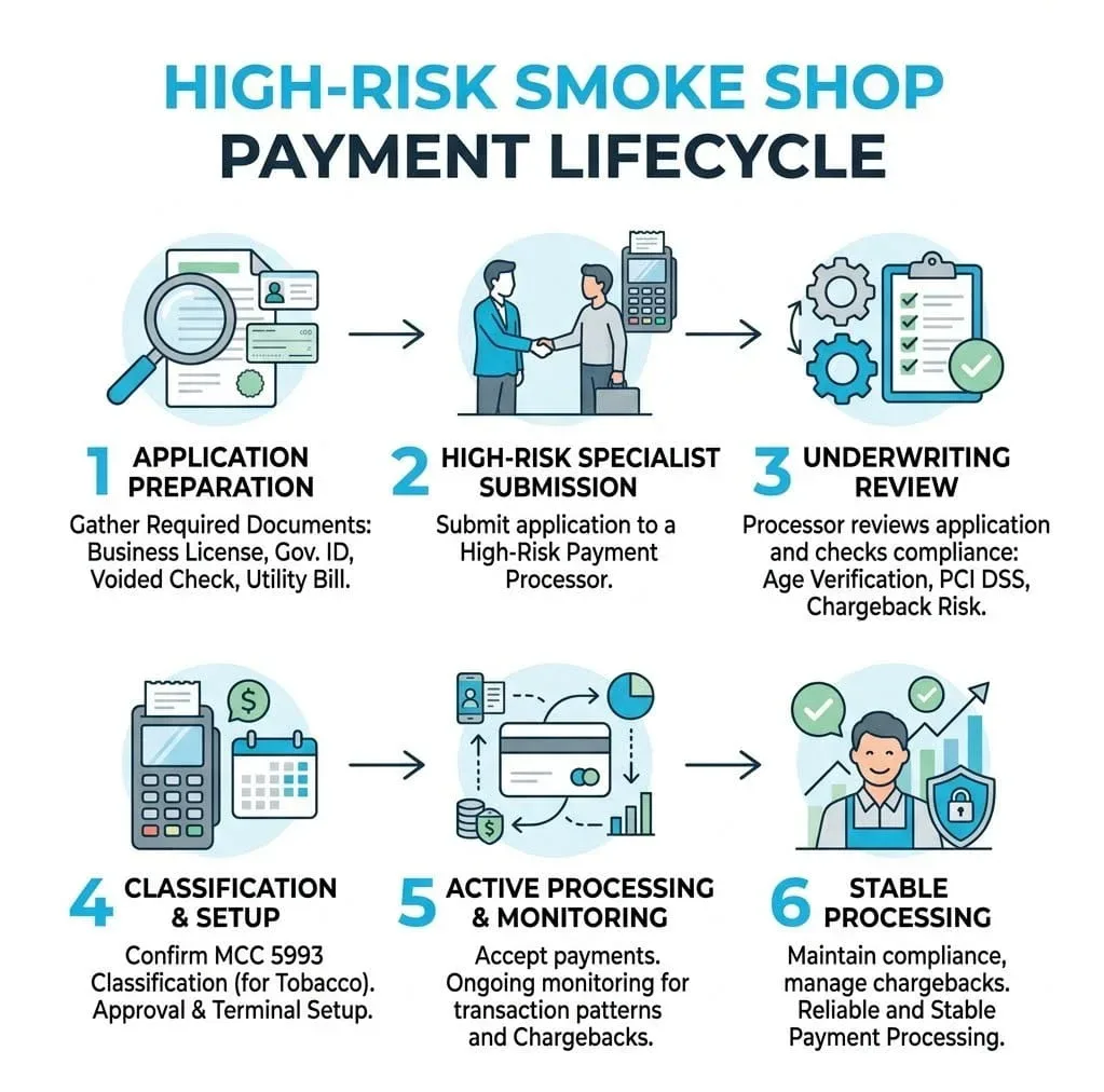 Smoke Shop Payment Processing