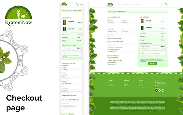WooCommerce kratom checkout optimization